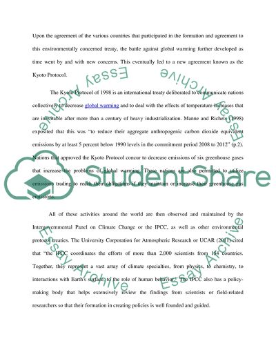 The Issue of Global Warming