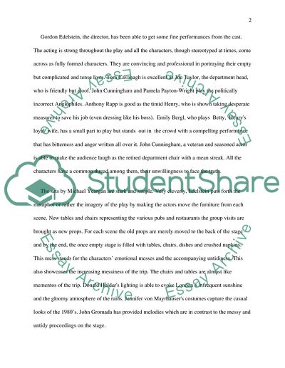 Play review of Richard Nilsons Some Americans Abroad at Second Stage Theater, New York