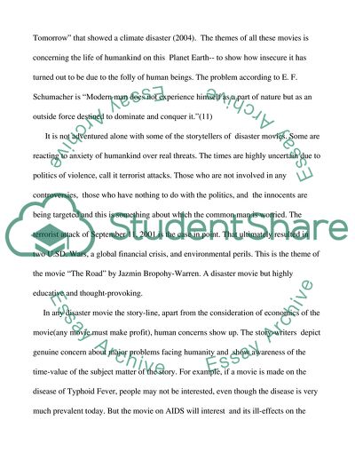 Making Disaster Movies