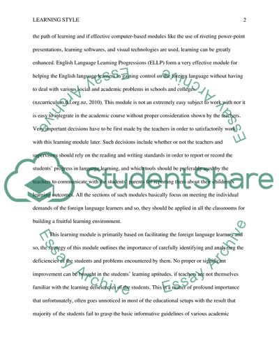 Development of Pedagogical Strategies