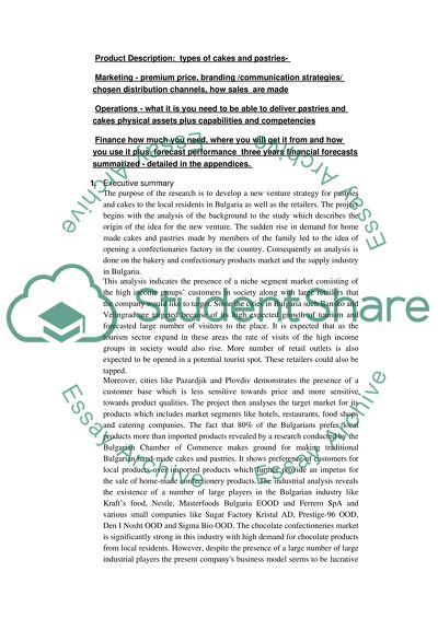 New venture development strategy