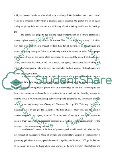 Specifics of Corporate Governance