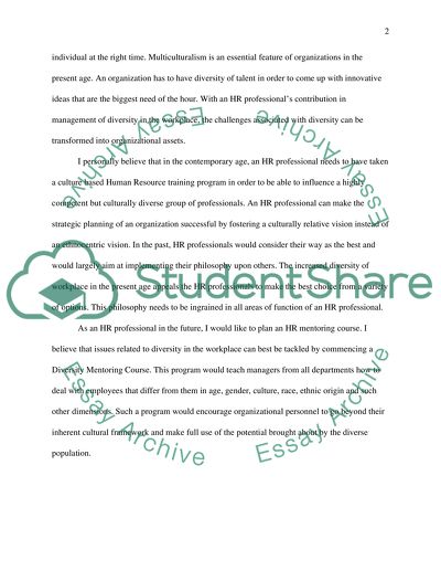 My views about Human Resource Development