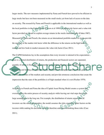 Security Analysis and Portfolio Management