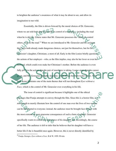 Characteristics of a Horror Film