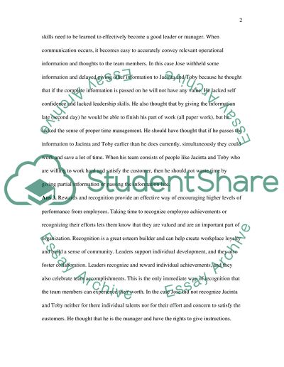 Management effective worplace relationship