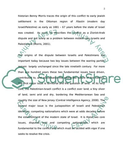 Why has Peace Been so Difficult to Achieve in Arab-Israel Conflict