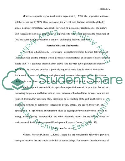 Sustainability as a Term That Has Widely Been Used in Most Aspects of Life