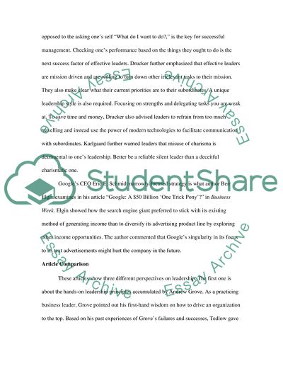 Organization behavior class in the news report