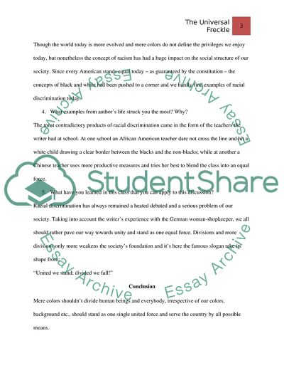 The Universal Freckle, or How I Learned to Be White by Dalton (on e-Reserve)