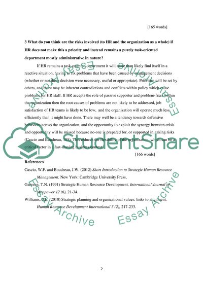 HR as a Strategic Partner to the Business