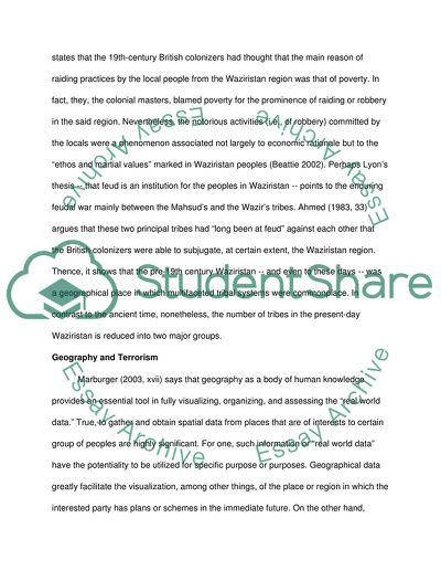 Waziristan as the Geography of Modern Terrorism