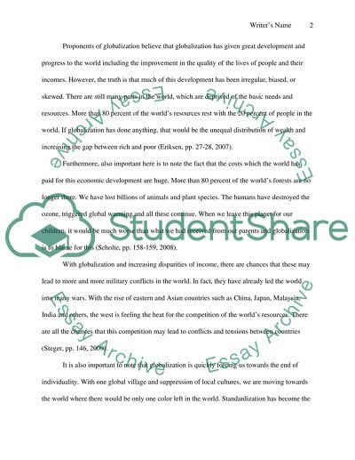 Globalization has generated more problems than benefits for society