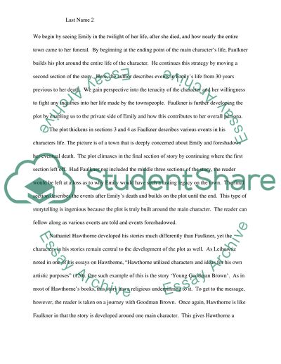 The Role of the Character in a Story