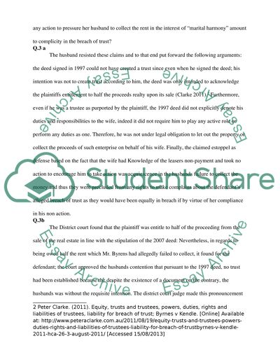 The Appellant Sued the Respondent
