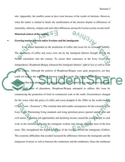 Conflict in Ivory Coast of 2011