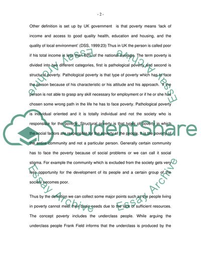 Poverty and Social Exclusion of Refugees and Asylum Seekers