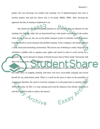 Ceasing Cigarette Smoking