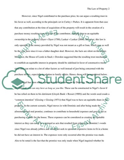 Introduction to the law of property