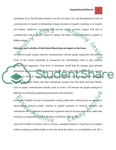 Organizational Behavior