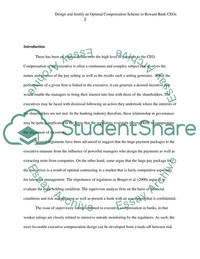 Designing a Compensation Strategy