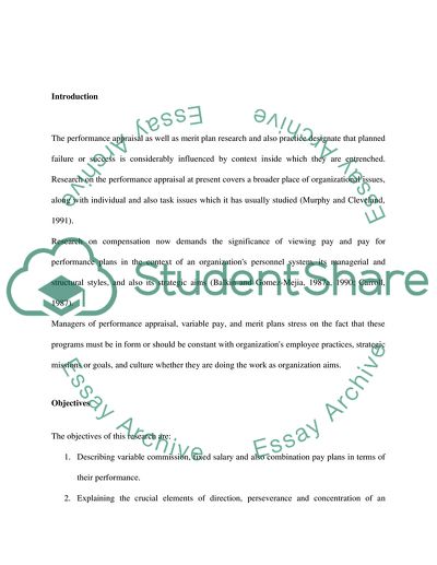 Relationship between Organizational Compensation and Organization Performances