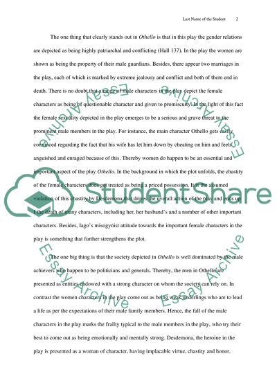 Gender and Race in Othello