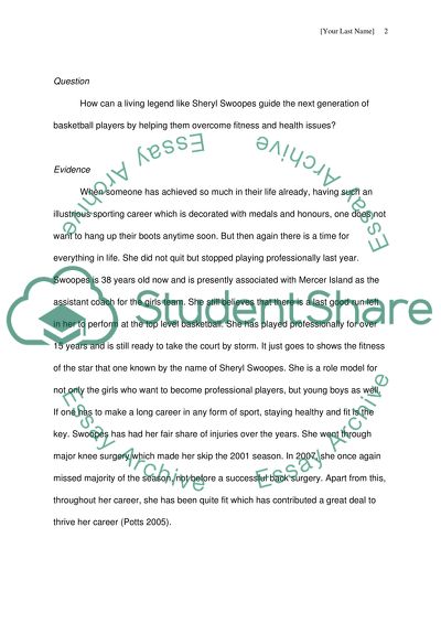 Black Women, Sexuality and Sports - Role Models for Healthy Living