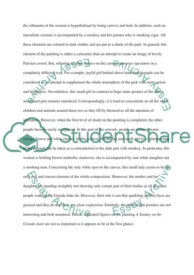 A Sunday on the Grande-Jatte by George Seurat