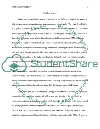 Free Distribution of Bed Nets Treated with Insecticide to Pregnant Women