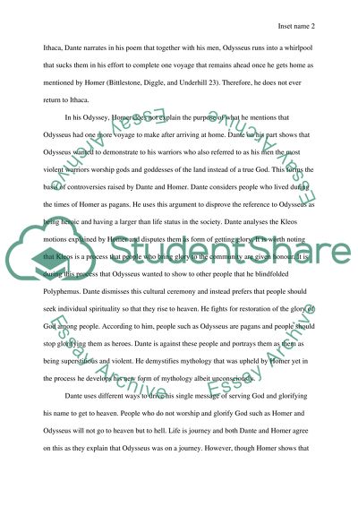 Homers Odysseus and Dantes Ulysses