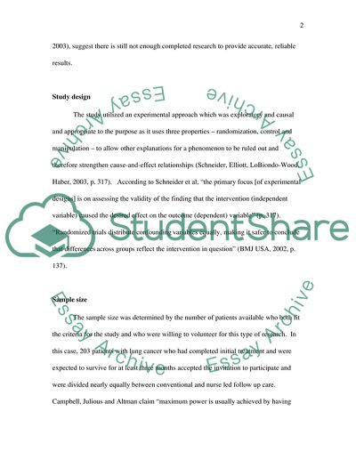 Conventional Medical Follow Up in Management of Patients with Lung Cancer