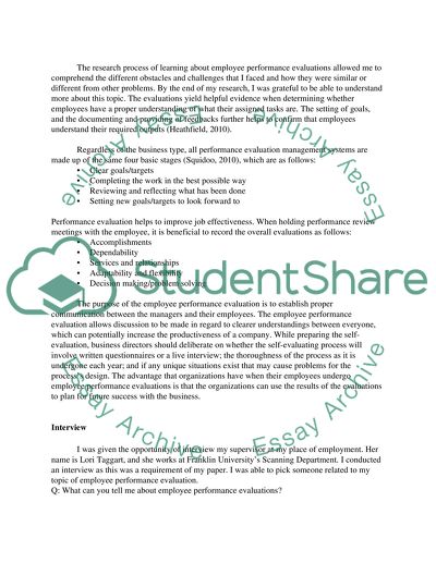 How to Conduct Employee Evaluations