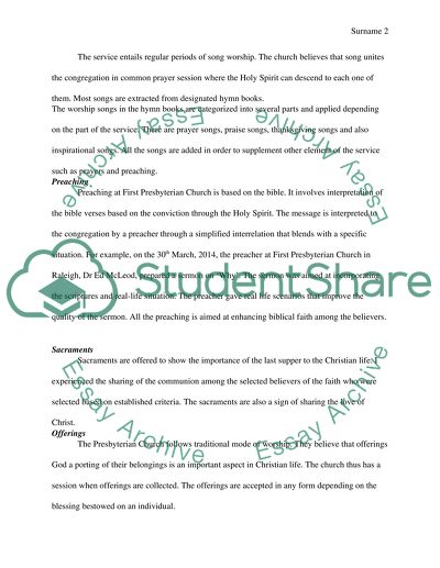 The Islamic Association of Raleigh and First Presbyterian Church