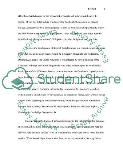 What Was Scottish and Enlightened about the Scottish Enlightenment