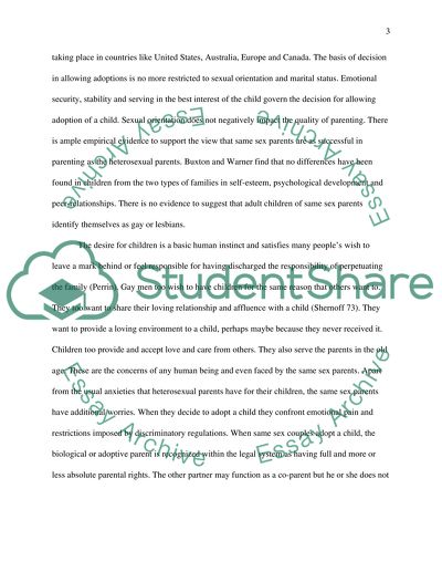 Same Sex Couple Are Equally Capable as Parents