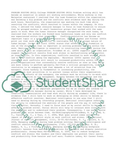 Problem-Solving Skills Development