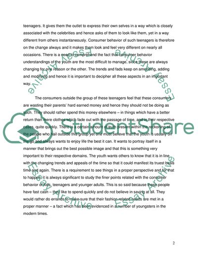 Fashion Consumer Behavior