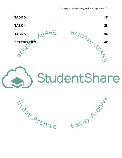 Computer Networking and Management