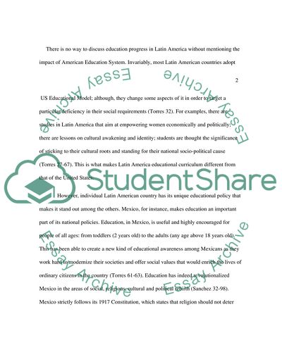 Education in Latin America