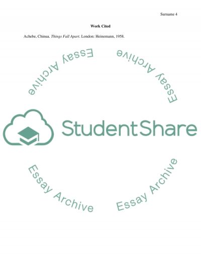 Laughter Essay Essay On Things Fall Apart By Chinua Achebe What Aspects Of Text Preview Informative Essay Outline Template also Animal Rights Argumentative Essay Achebe Essay Essay On Things Fall Apart By Chinua Achebe What Problem And Solution Essays