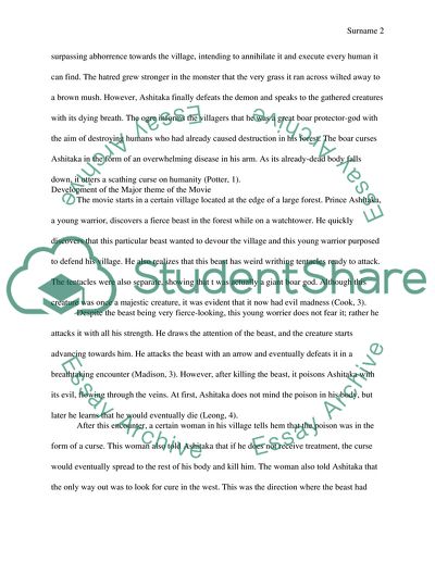 Princess Mononoke by Hayao Miyazaki