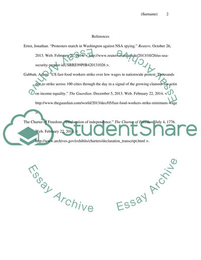 Phenomenon of the Declaration of independence