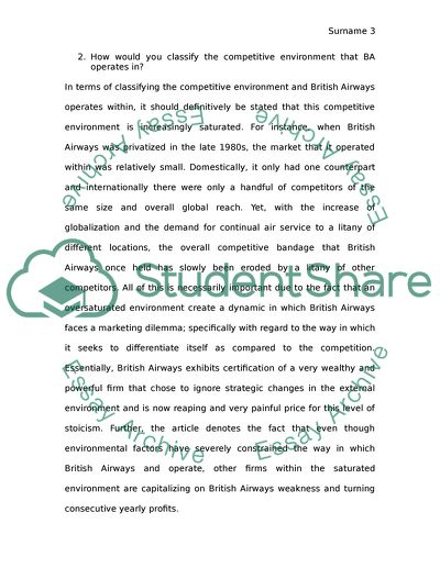 Strategic Marketing Management and Macro-Environmental Impacts on Industry
