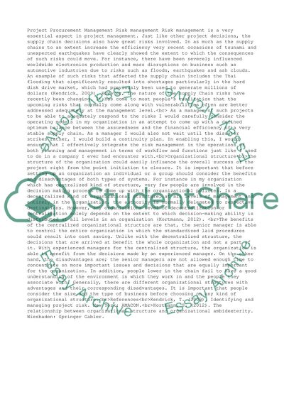 INF336: Project Procurement Management Wk1