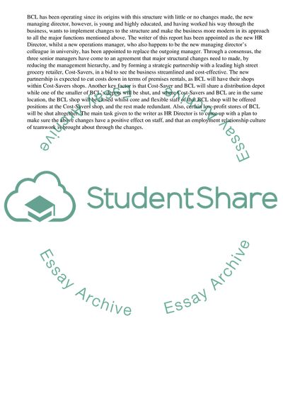 Strategic Human Resource Management at BCL