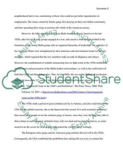 Crimes and Famous Criminals in America in the 1920s