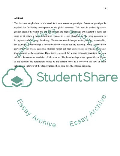 Behavioural Finance and Economic Paradigm