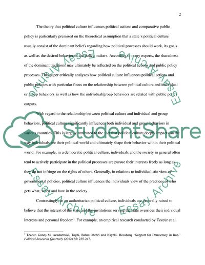 Comparative politics