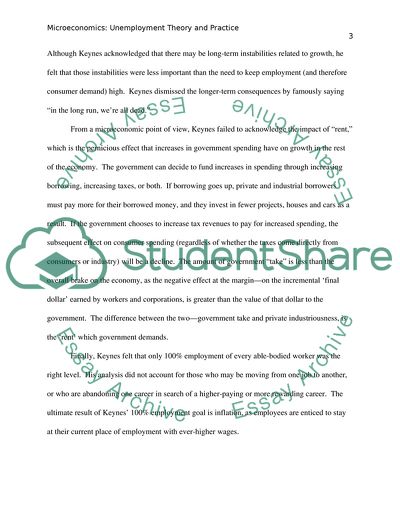 Unemployment Theory and Practice